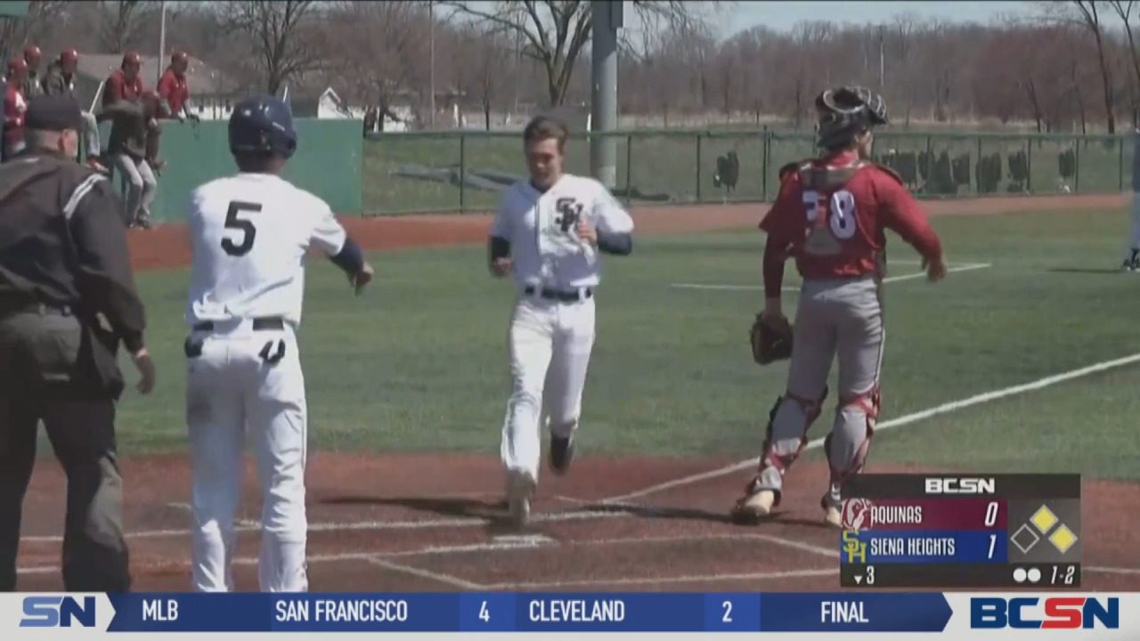 Swanton Grad Bloom Leads Siena Heights over Aquinas