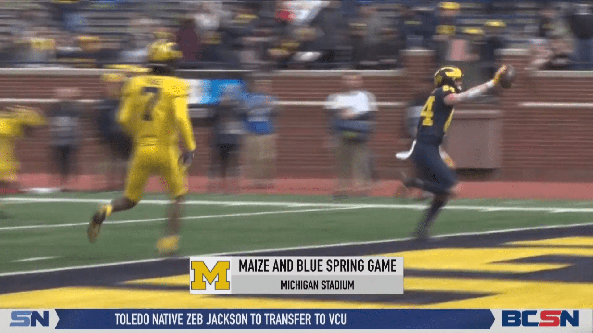 Maize and Blue Spring Game BCSN