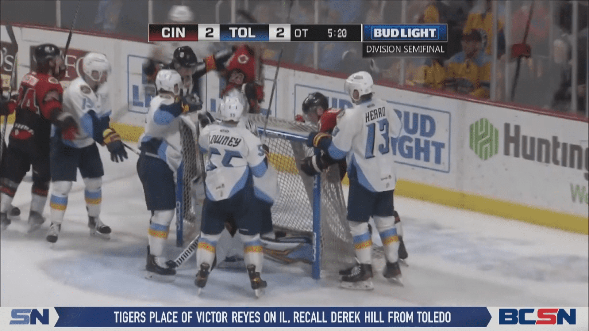 Wild Ending Wins it for Walleye in OT