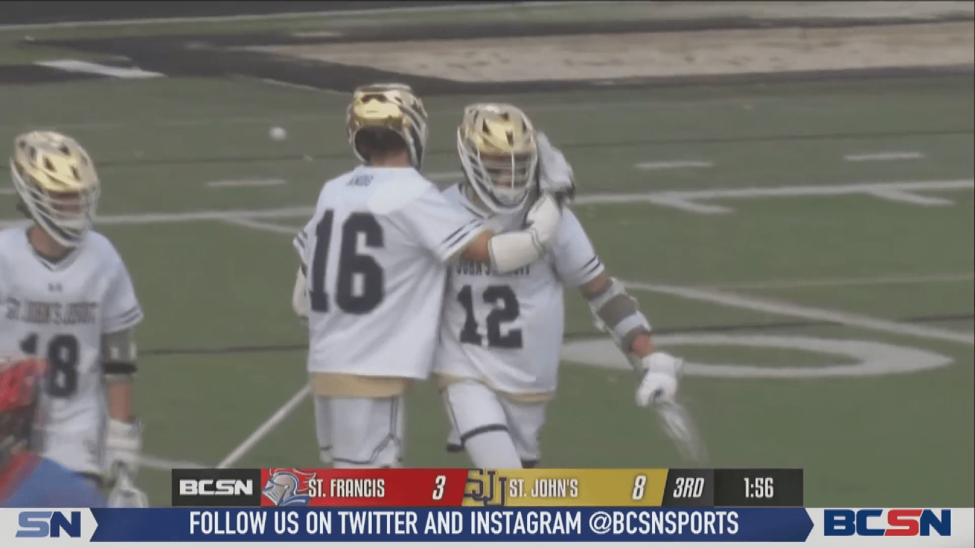 St. John's Strong in the 2nd Half to Beat St. Francis in Lacrosse Regional Semifinal