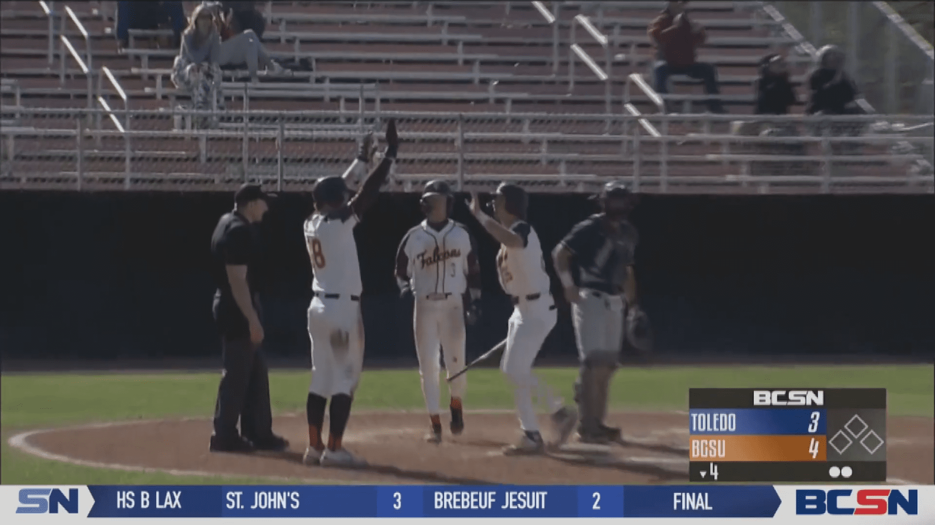 Bowling Green Snaps Toledo Win Streak at 12 Games