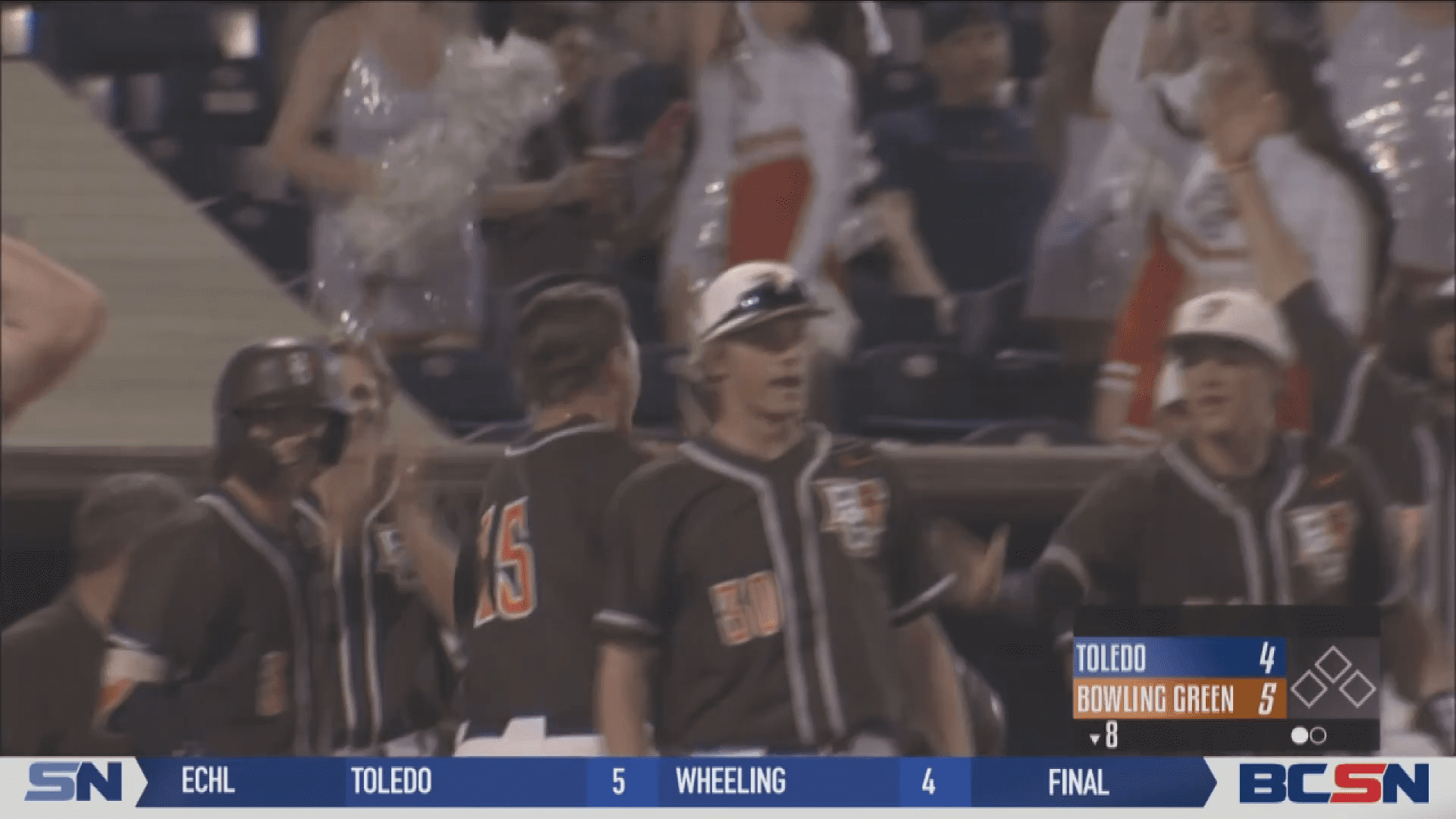 Falcons Squeeze by Rockets at Fifth Third Field