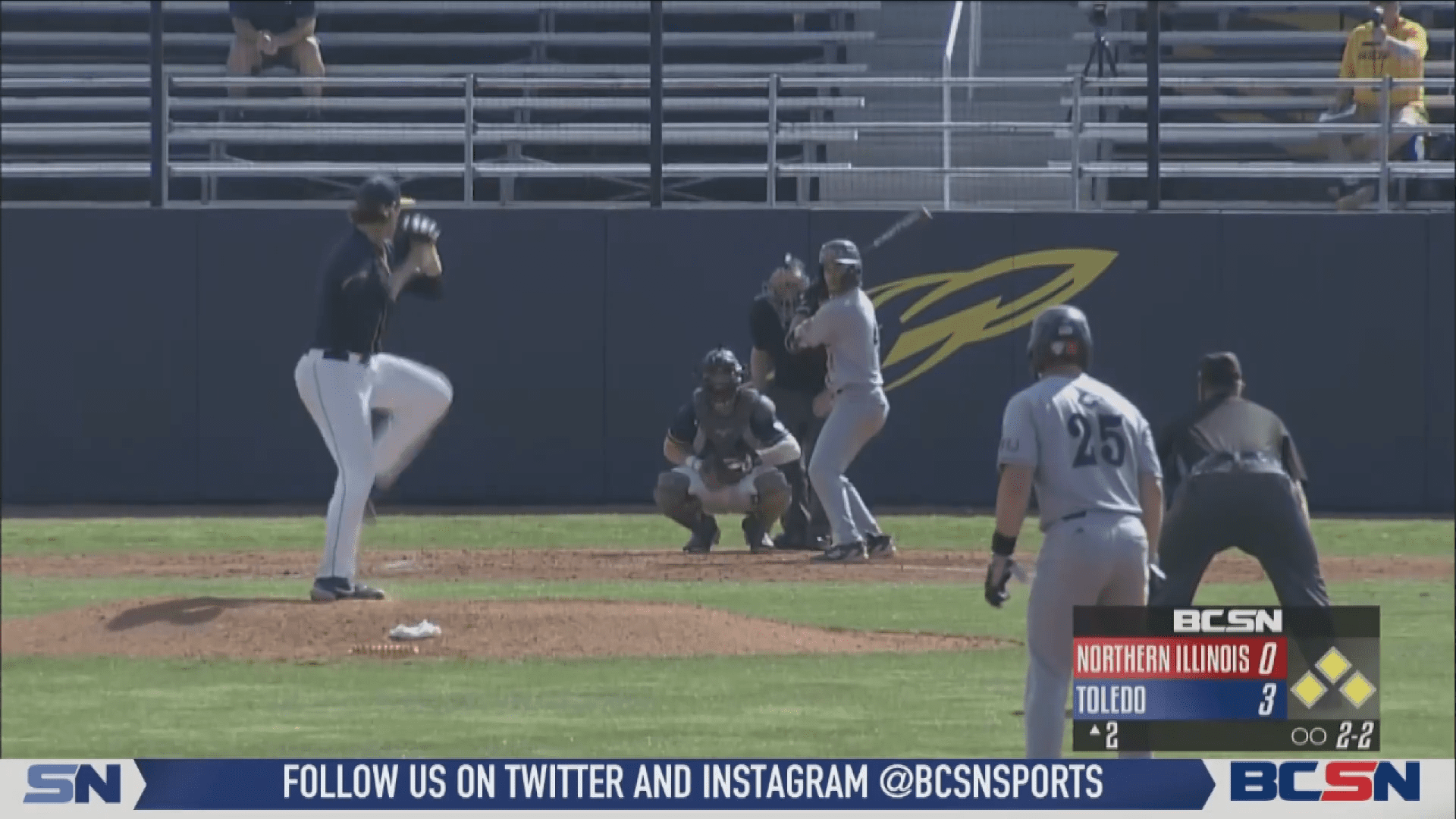 Toledo Baseball Splits Doubleheader with Northern Illinois