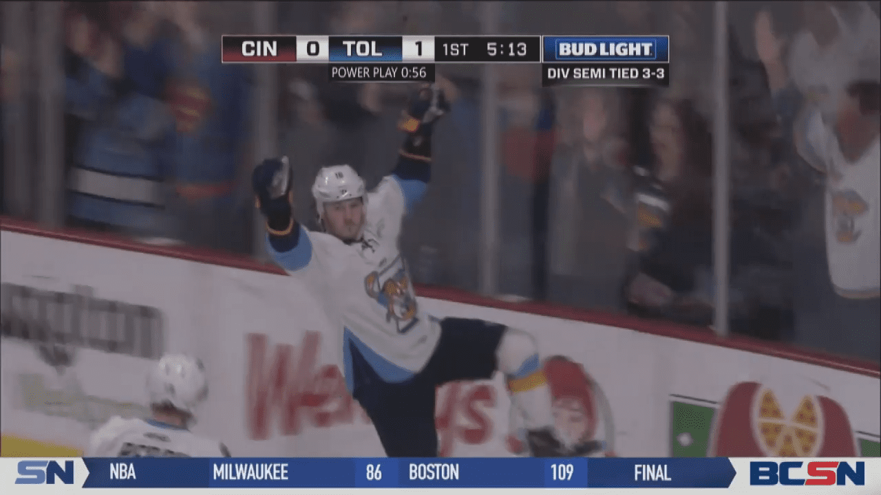 Hawkins Hat Trick Lifts Walleye over Cyclones in Game 7