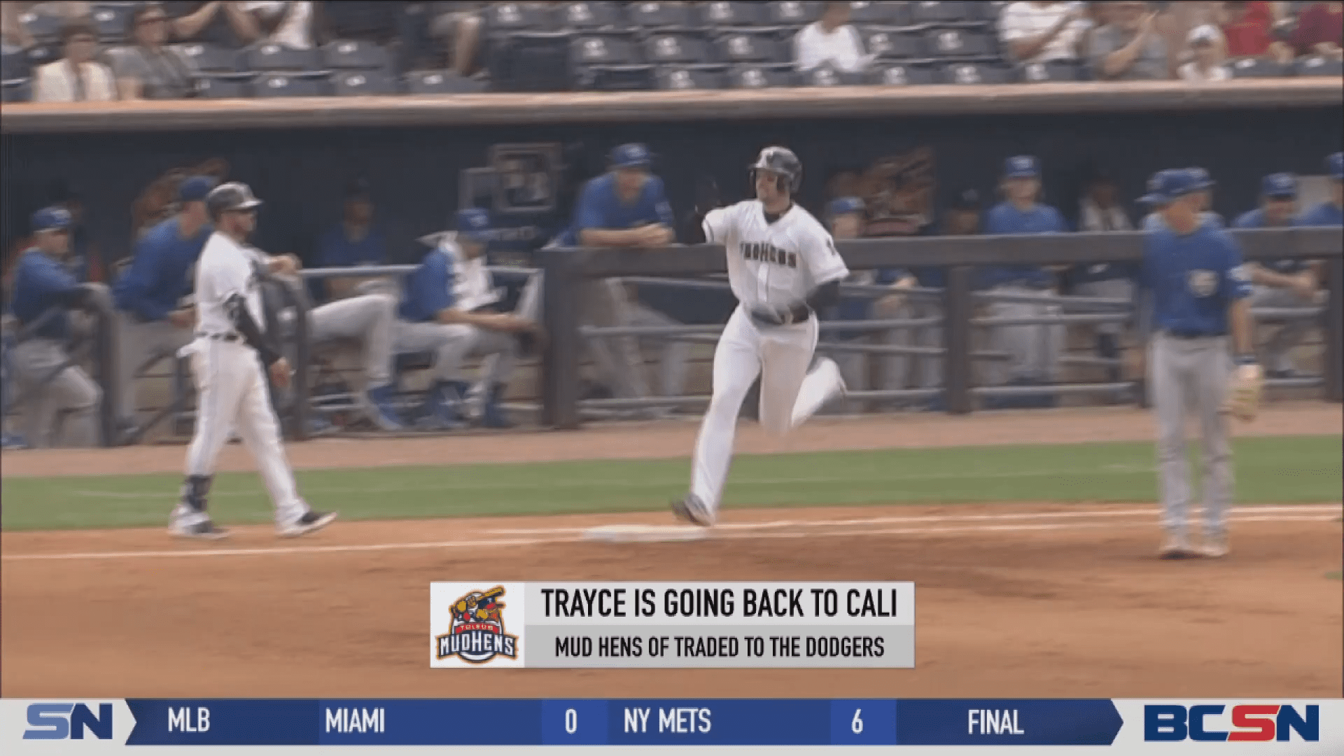 Tracye Thompson Cali Bound, Traded to the Dodgers