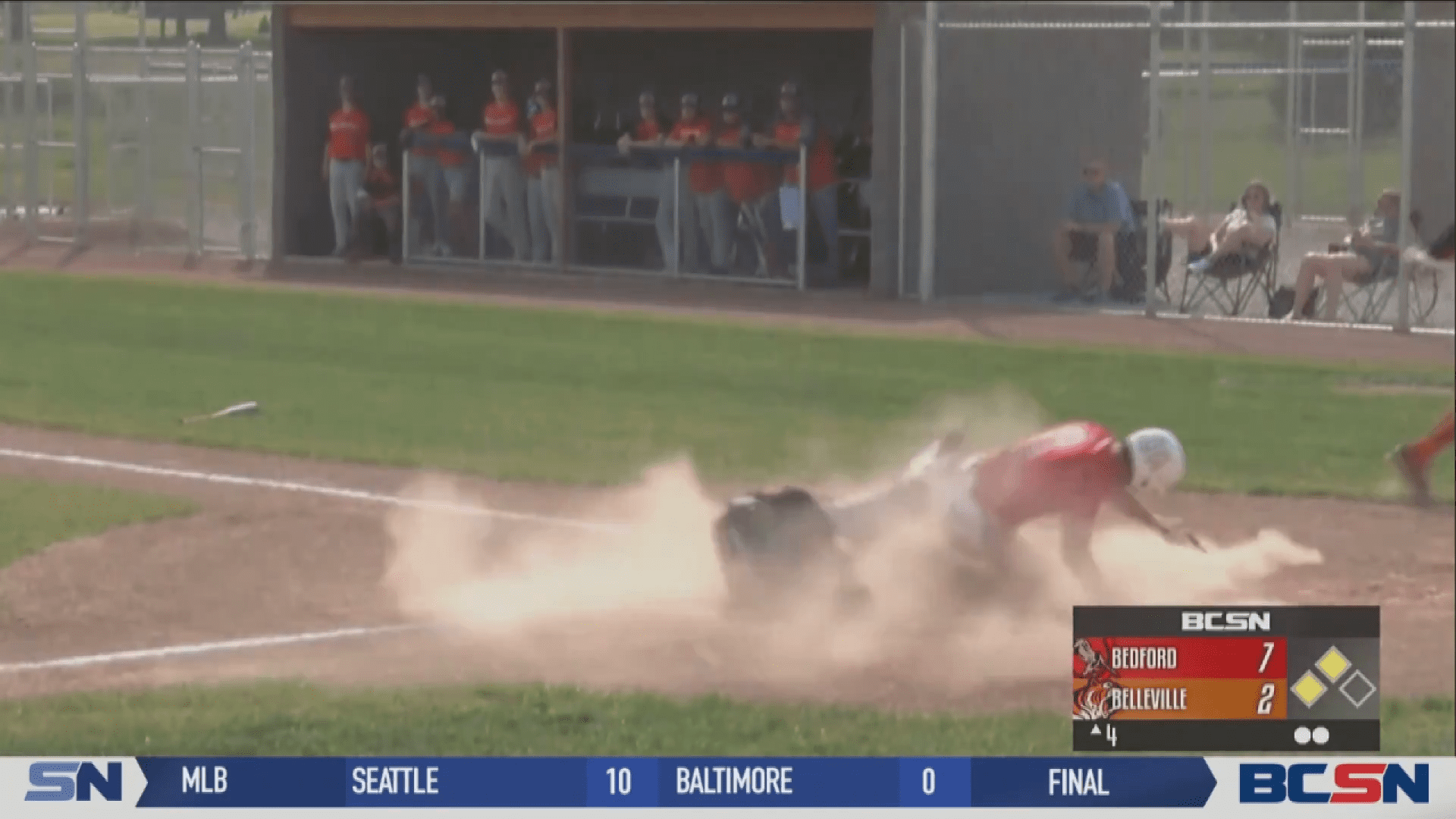 Bedford Bats Power District Baseball Tourney Victory