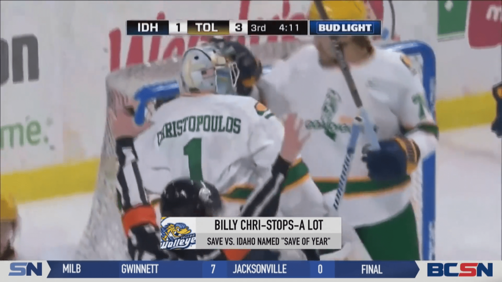 Christopoulos and Melzak Earn ECHL Recognition