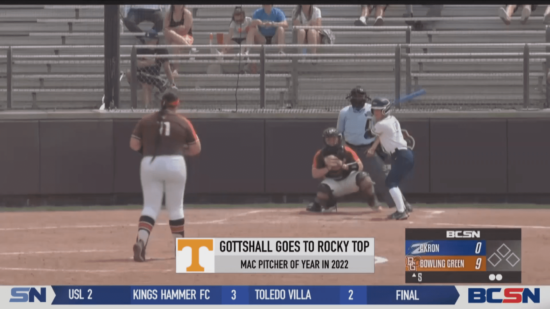 BGSU Ace Gottshall Transfers to Tennessee