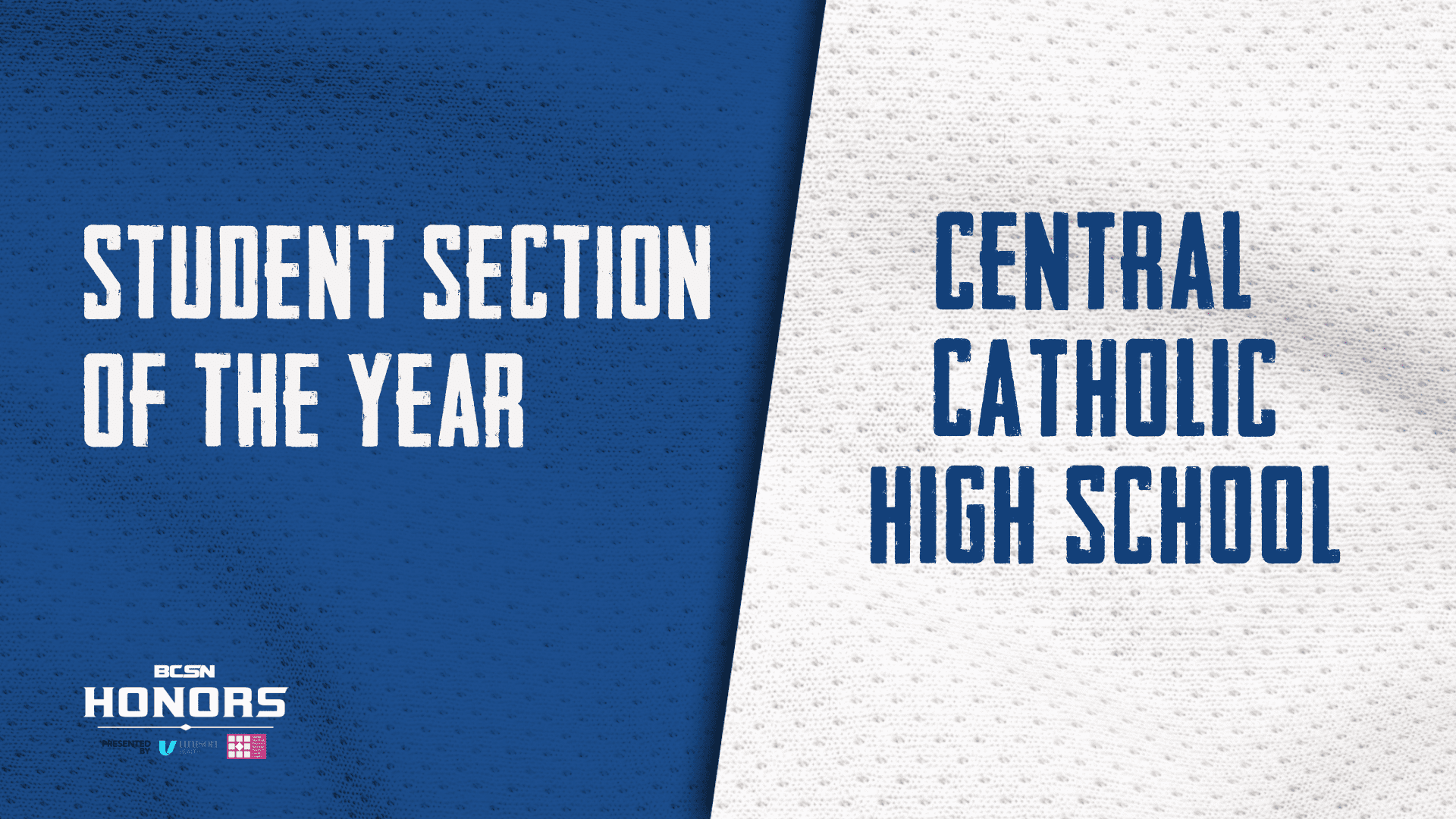 Student section of the year central catholic