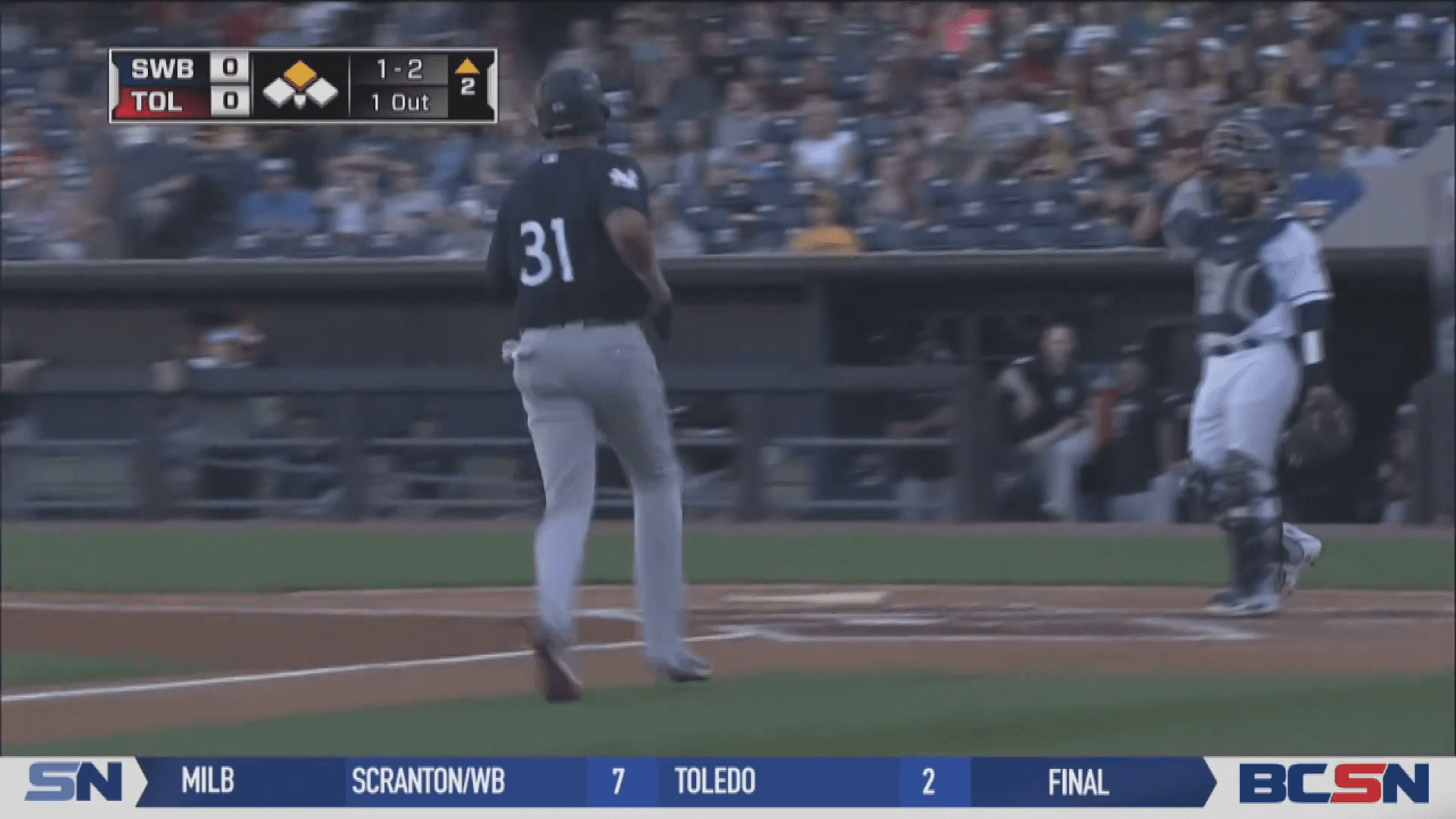 RailRiders Cruise to 7-2 Win Over Toledo