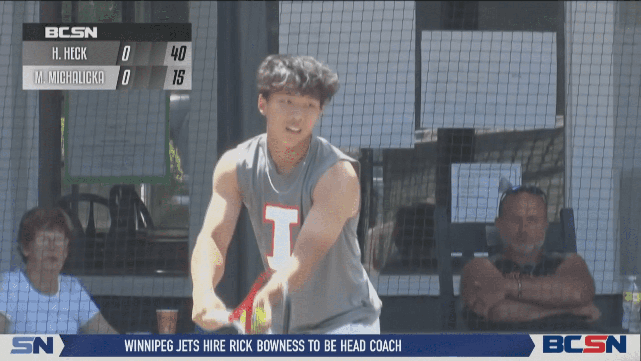 Hunter Heck Takes Tennis Title at Second Annual Ray Simon Open