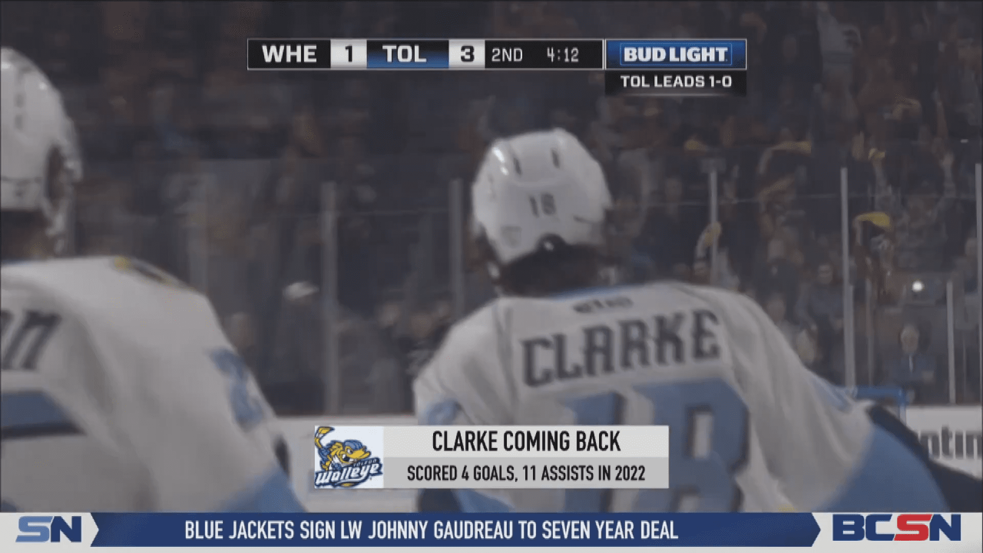 Clarke Comes Back to Walleye