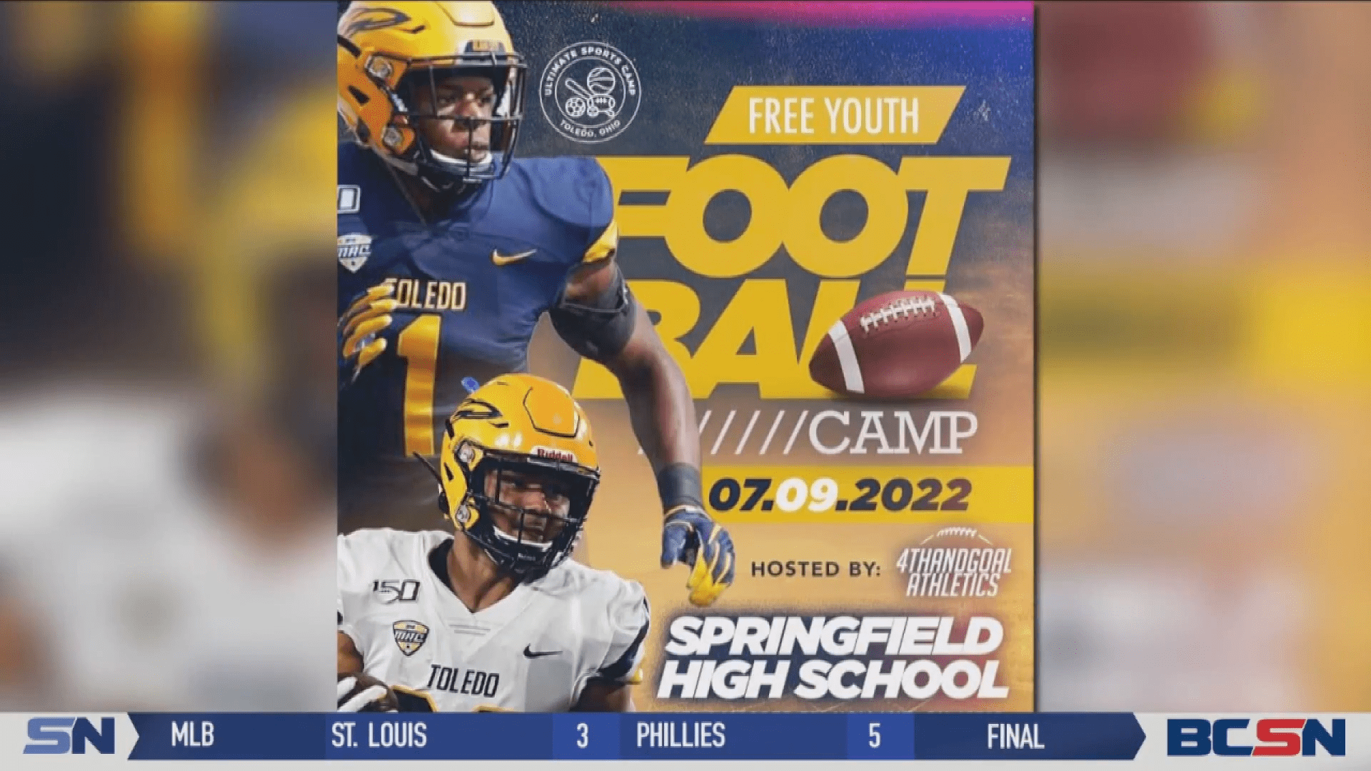 Fourth and Goal to Host Free Youth Camp