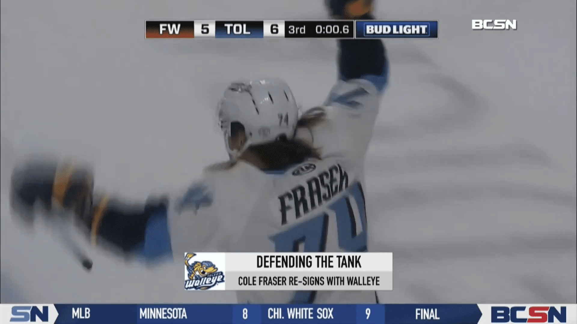 Fraser Finalizes Deal to Stick with Walleye