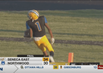 Seneca East Rallies for 34-30 Win at Northwood