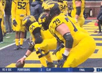 Newcomers Meshing on Michigan Offensive Line