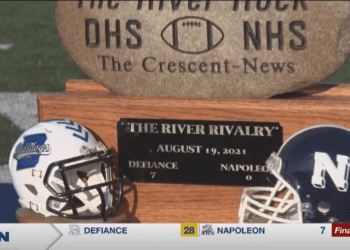 Defiance Takes Home River Rock Trophy in 100th Meeting vs Napoleon