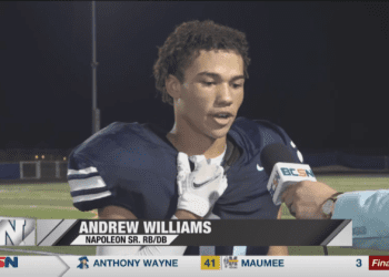 Williams Sets Rushing Record, Swary Scores First Win as Napoleon Coach