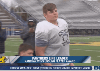 Whitmer's Derrick Kanthak Earns Unsung Player Honors