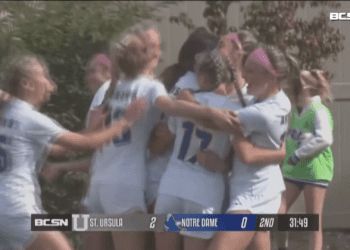 St. Ursula Rounds out Regular Season with Rivalry Win at Notre Dame