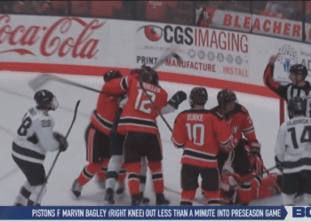 Rose and Stoever Stand Tall for Bowling Green Hockey