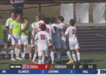 St. Francis Advances to District Soccer Tournament, Blanking Perrysburg 2-0