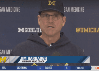 Jim Harbaugh Praises “The Team”