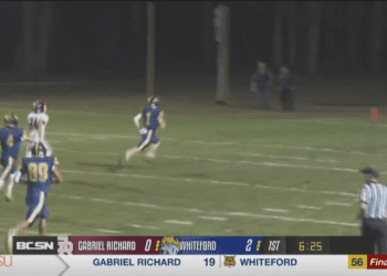 Whiteford Rolls Gabriel Richard, Runs into Third Round