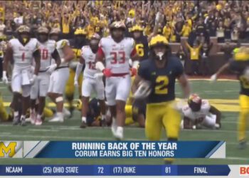 Blake Corum Named Big Ten RB of the Year