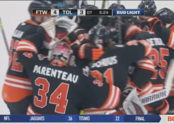 Walleye Fall to Fort Wayne in OT