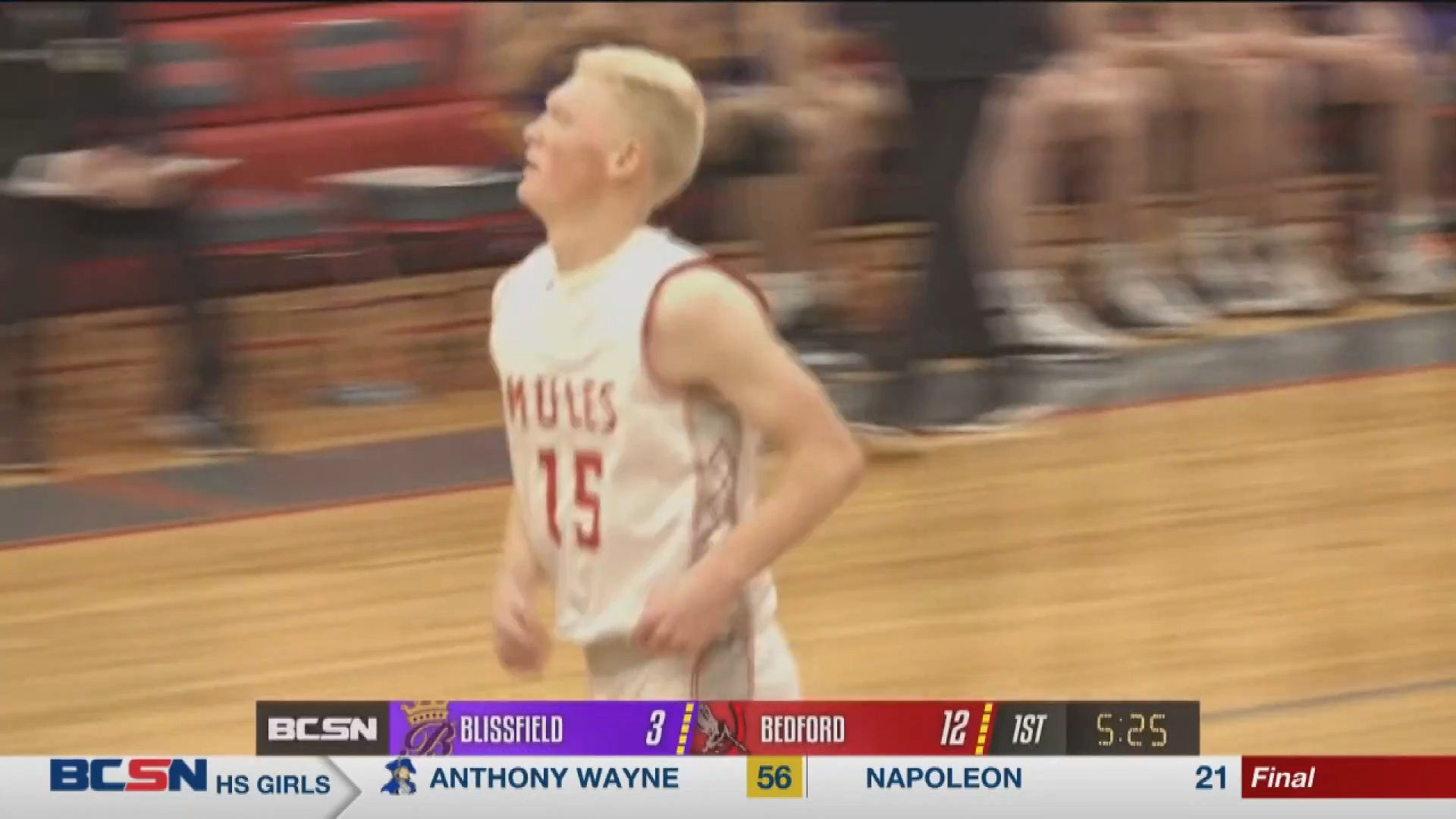 Hollinger Drops 27, Helps Bedford Beat Blissfield