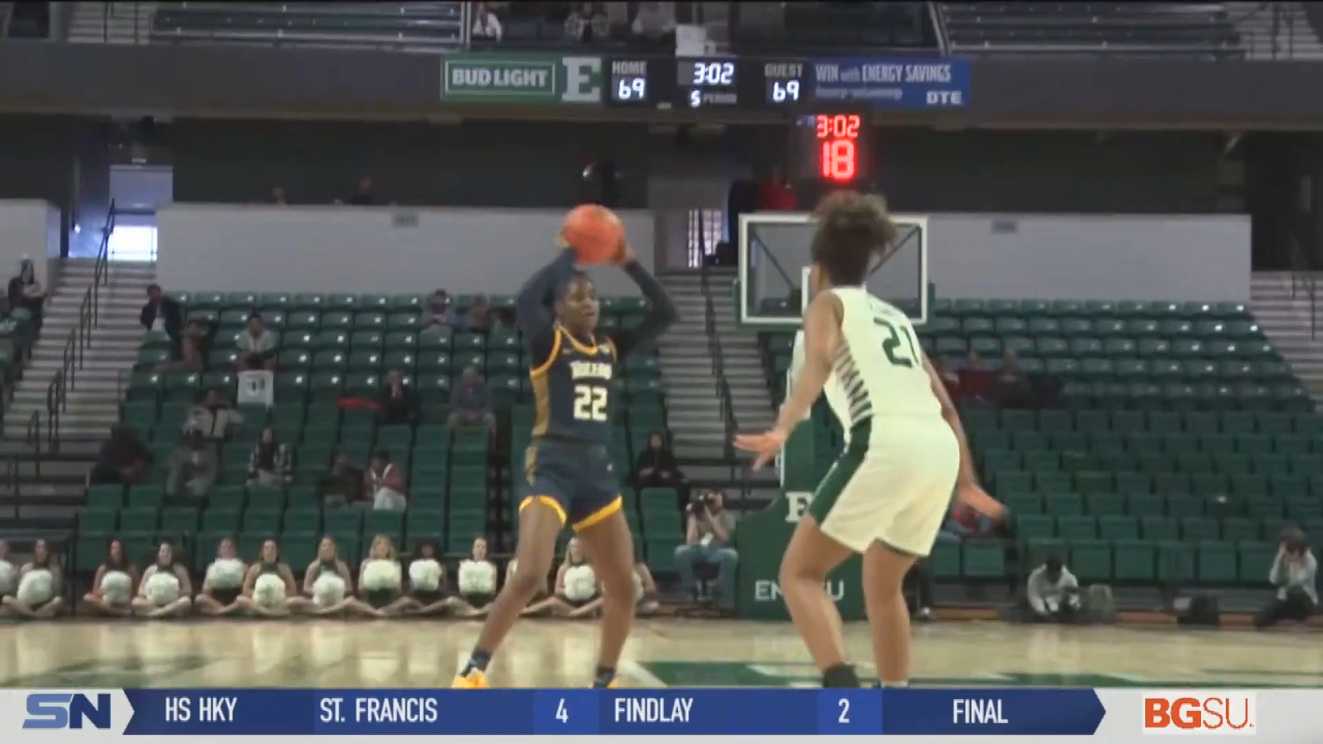 Rockets Rally Late to Beat Eastern Michigan in OT