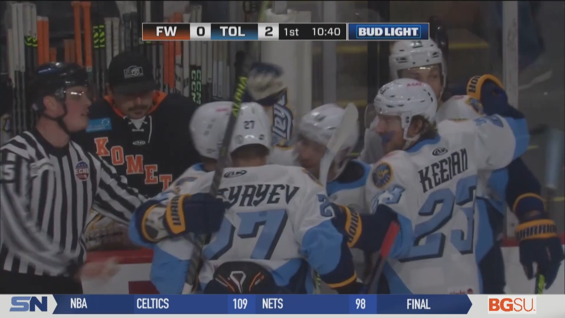 Walleye Collapse in Second Period