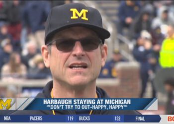 Harbaugh Staying at Michigan