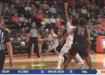 Falcons Fall in Night Cap