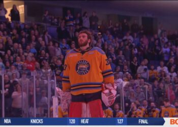 Cossa Cozy in Goal for Walleye