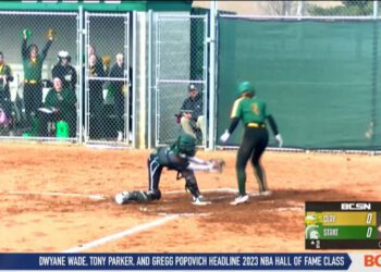 Start Bests Clay on the Softball Diamond