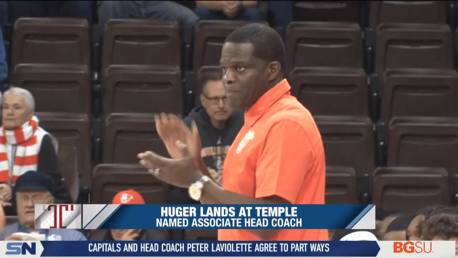 Huger Lands in Temple as Associate Head Coach BCSN