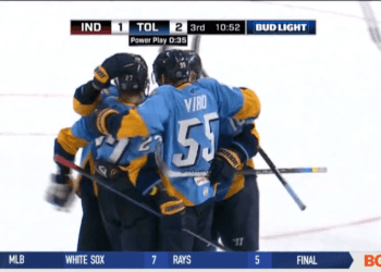 Walleye Take First Game Against Fuel in Kelly Cup Playoffs