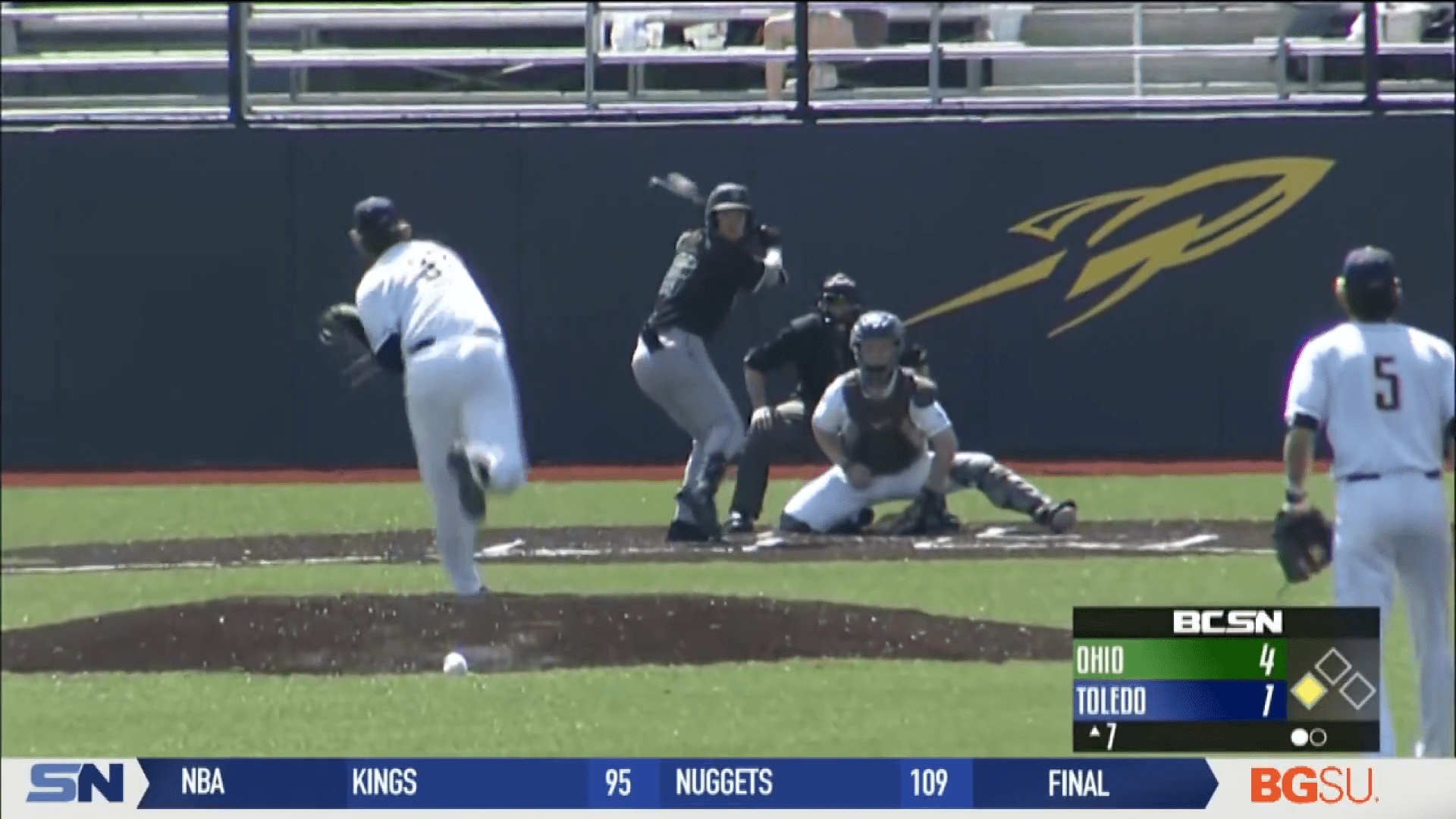 Toledo Comeback Falls Short, Ohio Sweeps Series | BCSN