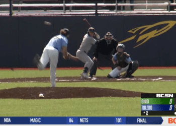 Ohio Baseball Blanks Toledo in Series Opener