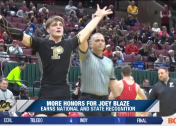 Joey Blaze Earns Mark Zimmer Award as State Wrestler of the Year