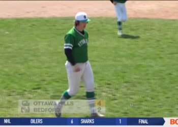 Steven Tosses 13 Strikeouts, Ottawa Hills Outlast Bedford