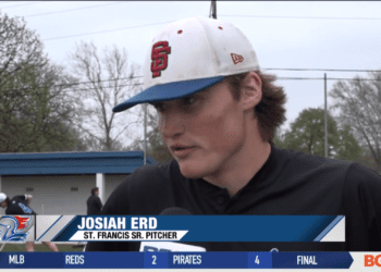 St. Francis Baseball Weathers Storm against Findlay