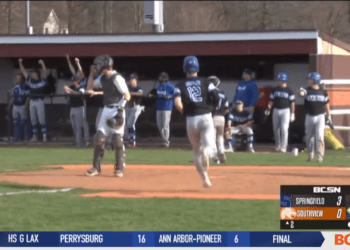 Springfield Baseball Blasts by Southview 11-2