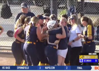 Whitmer Upsets St. Ursula to Stay Alive in Softball Postseason