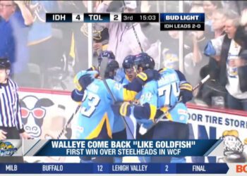 Walleye Lasso’d Steelheads in Game Three