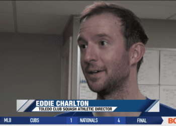 Squash World Champion Gregory Gaultier Plays at Toledo Club