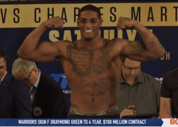 Stepping on the Scale, Jared Anderson Weighs in ahead of Fight Night