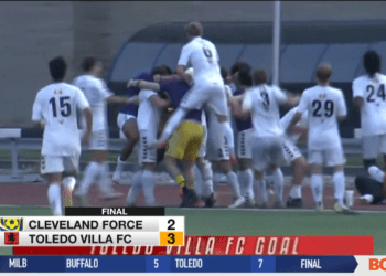 Last-Minute Goal Lifts Toledo Villa over Cleveland Force